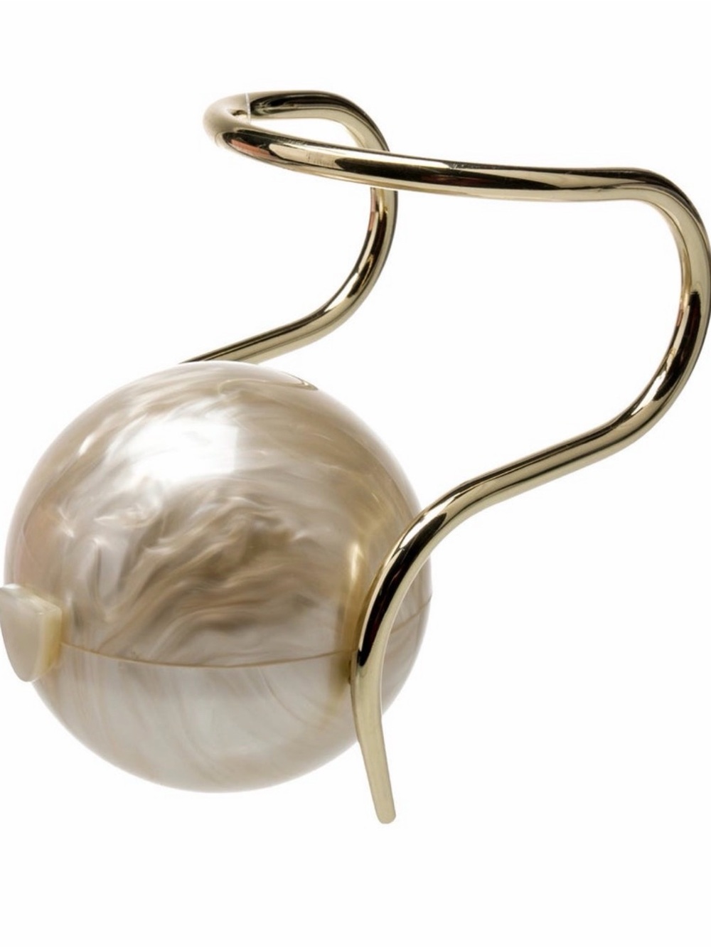 Cult Gaia Pearl bag with Gold Handle - Picture 2 of 8
